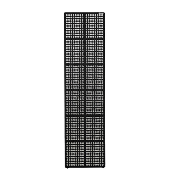 Radiance960 full body red light panel has 12 wavelengths, 960 LEDs, showing the front view, black frame, without stand.