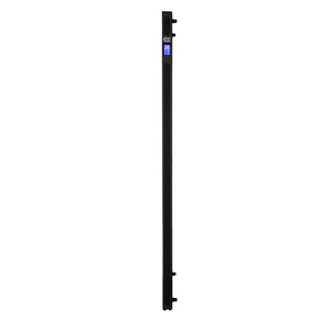 The Radiance960 full body red light panel with black frame full side view, including the control panel.
